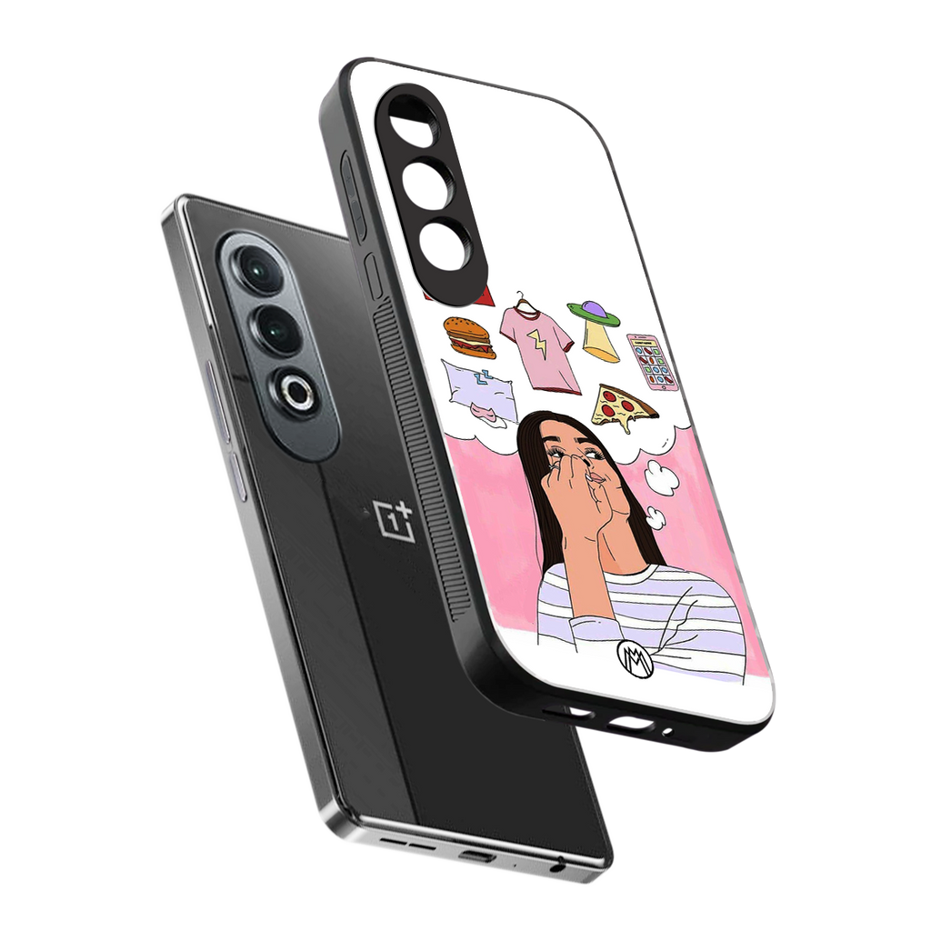 netflix and chill back phone cover | glass case for oneplus nord ce 4