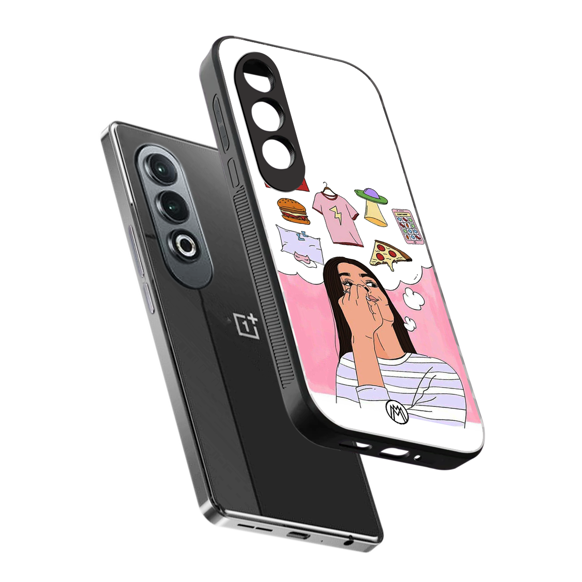 netflix and chill back phone cover | glass case for oneplus nord ce 4