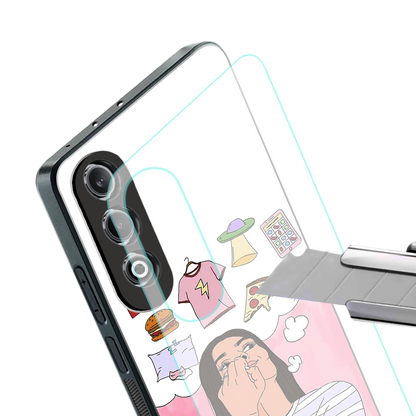 netflix and chill back phone cover | glass case for oneplus nord ce 4