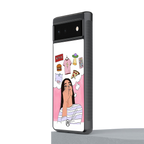 netflix and chill back phone cover | glass case for google pixel 6