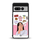 netflix and chill back phone cover | glass case for google pixel 7 pro