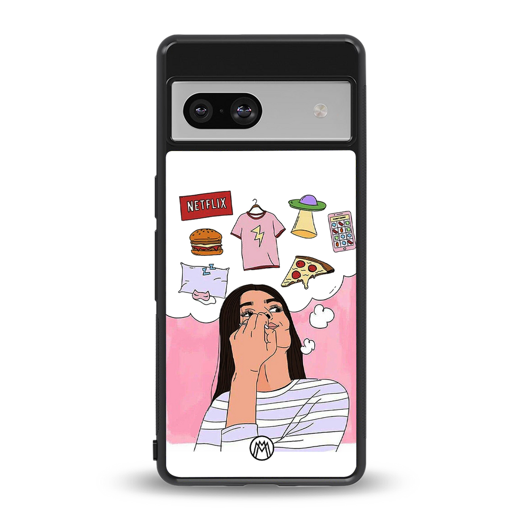 netflix and chill back phone cover | glass case for Google Pixel 7