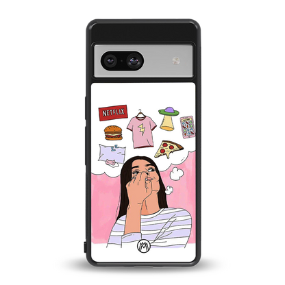 netflix and chill back phone cover | glass case for Google Pixel 7A