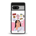 netflix and chill back phone cover | glass case for Google Pixel 8
