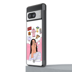 netflix and chill back phone cover | glass case for Google Pixel 8