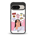 netflix and chill back phone cover | glass case for google pixel 9