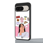 netflix and chill back phone cover | glass case for google pixel 9