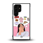 netflix and chill back phone cover | glass case for samsung galaxy s23 ultra