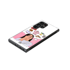 netflix and chill back phone cover | glass case for samsung galaxy s23 ultra