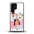 netflix and chill back phone cover | glass case for samsung galaxy s25 ultra