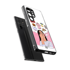 netflix and chill back phone cover | glass case for samsung galaxy s25 ultra