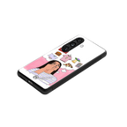 netflix and chill back phone cover | glass case for samsung galaxy s24