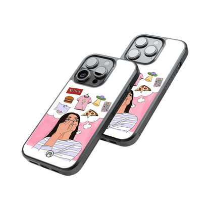 Protective Glass Back Phone Case Compatible with iPhone, Samsung, OnePlus, Pixel & More