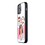 Slim Glass Back Phone Case for Multiple Brands – iPhone, Samsung, Redmi, OnePlus, Oppo, Vivo