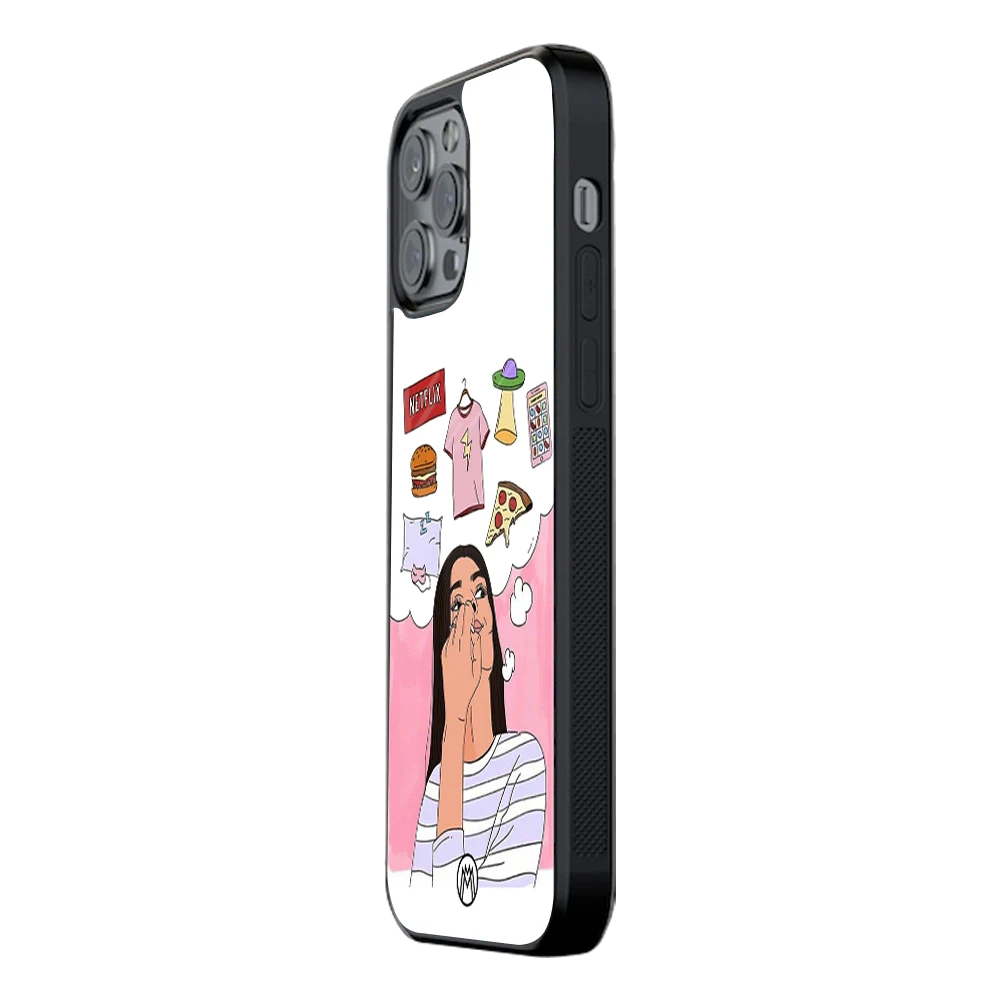 Slim Glass Back Phone Case for Multiple Brands – iPhone, Samsung, Redmi, OnePlus, Oppo, Vivo