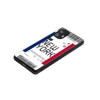 new york boarding pass back phone cover | glass case for nothing phone 2