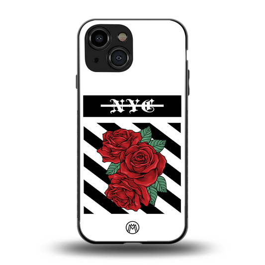 new york city back phone cover | glass case for iphone 13 mini