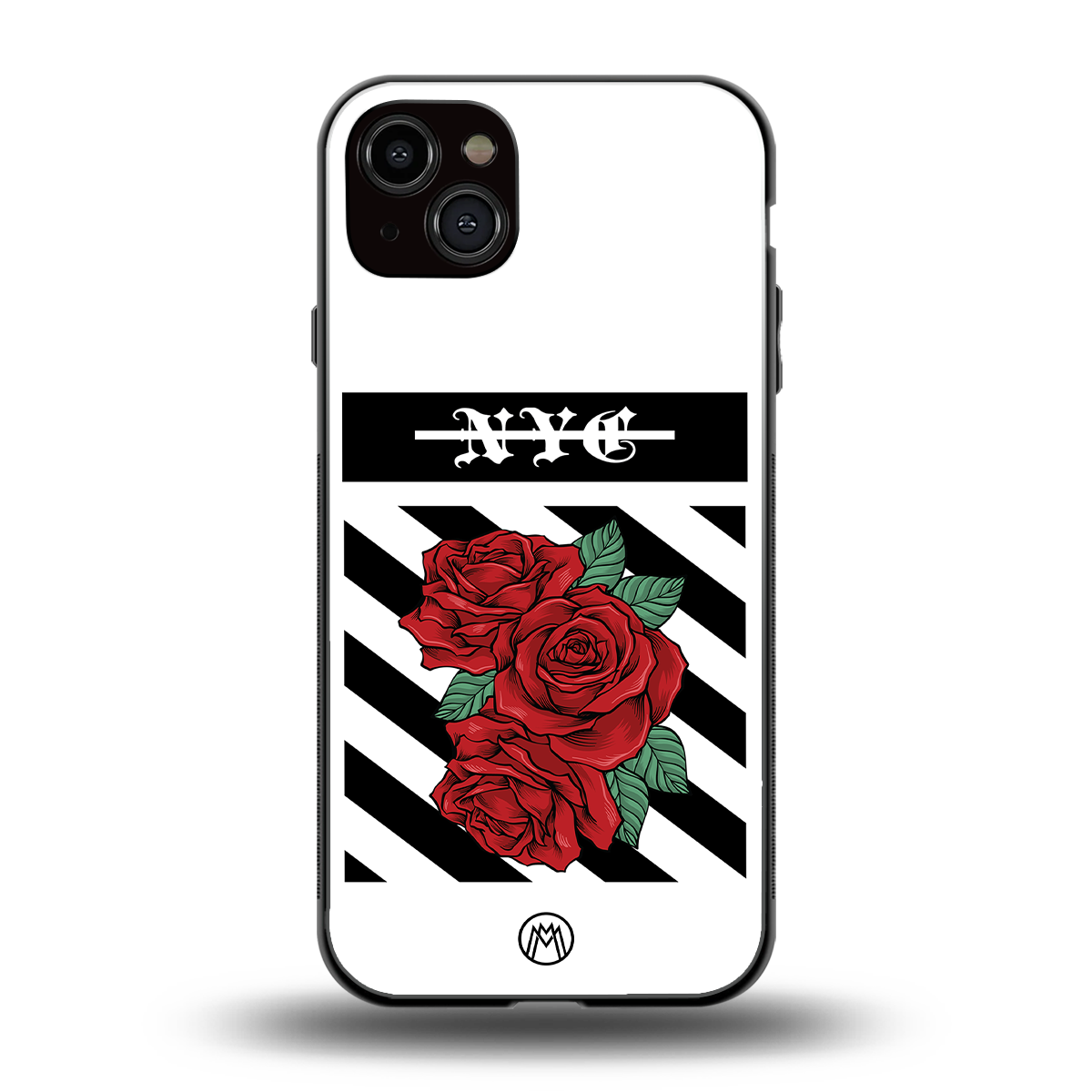 new york city back phone cover | glass case for iphone 15 plus