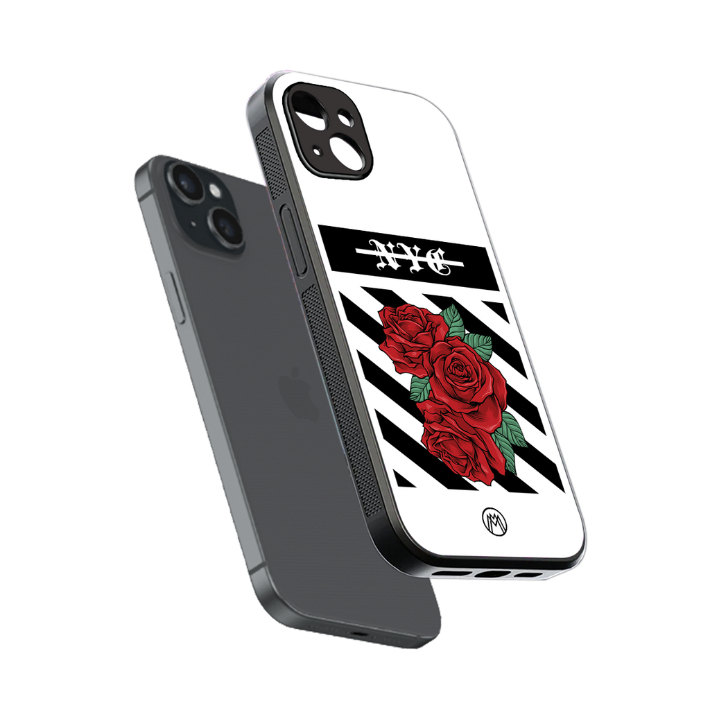 new york city back phone cover | glass case for iphone 14 plus