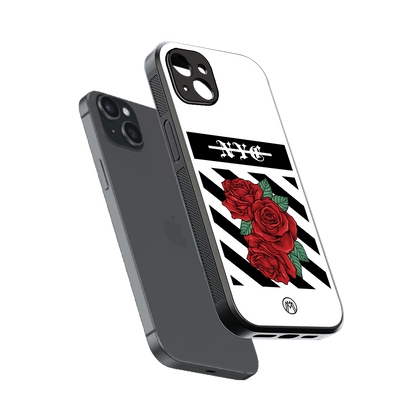 new york city back phone cover | glass case for iphone 14 plus