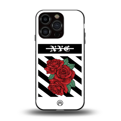 new york city back phone cover | glass case for iphone 15 pro