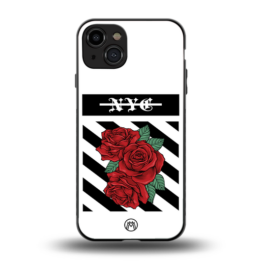 new york city back phone cover | glass case for iphone 15