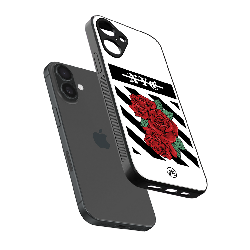 new york city back phone cover | glass case for iphone 16 plus