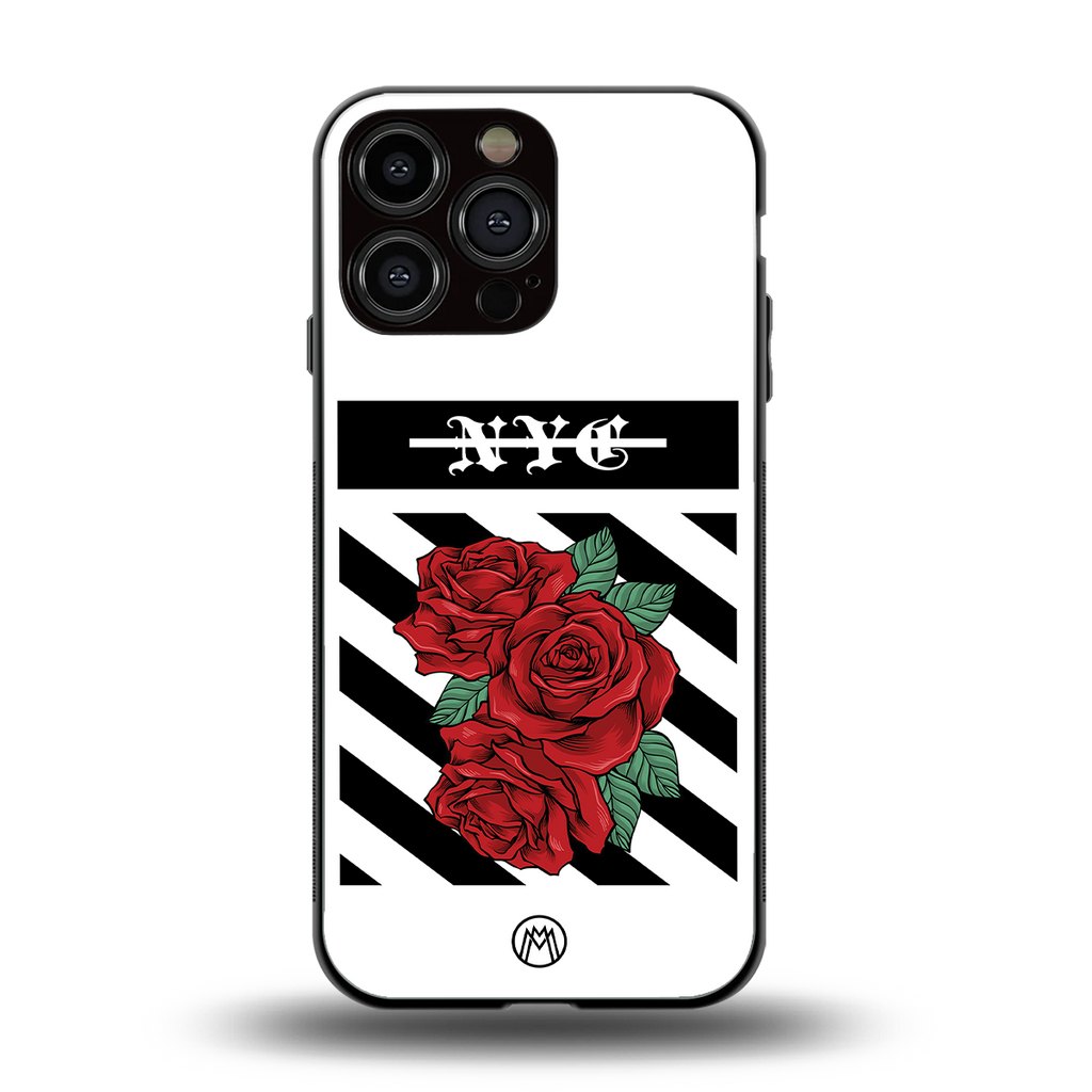 new york city back phone cover | glass case for iphone 16 pro max