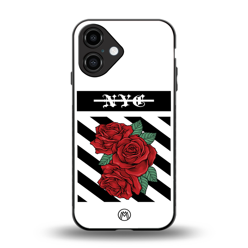 new york city back phone cover | glass case for iphone 16