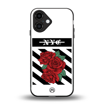 new york city back phone cover | glass case for iphone 16