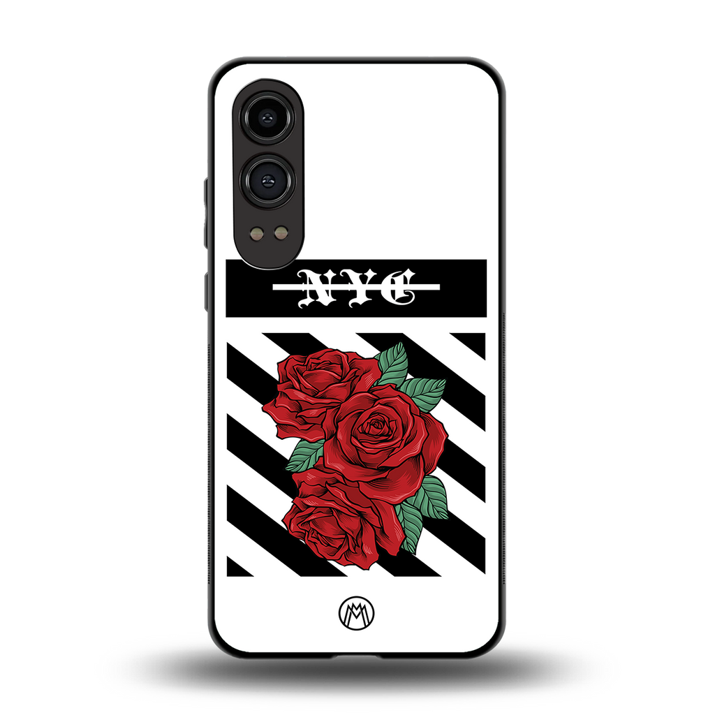 new york city back phone cover | glass case for oneplus nord ce 4 lite