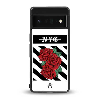 new york city back phone cover | glass case for google pixel 6 pro