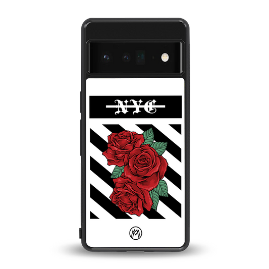 new york city back phone cover | glass case for google pixel 6 pro