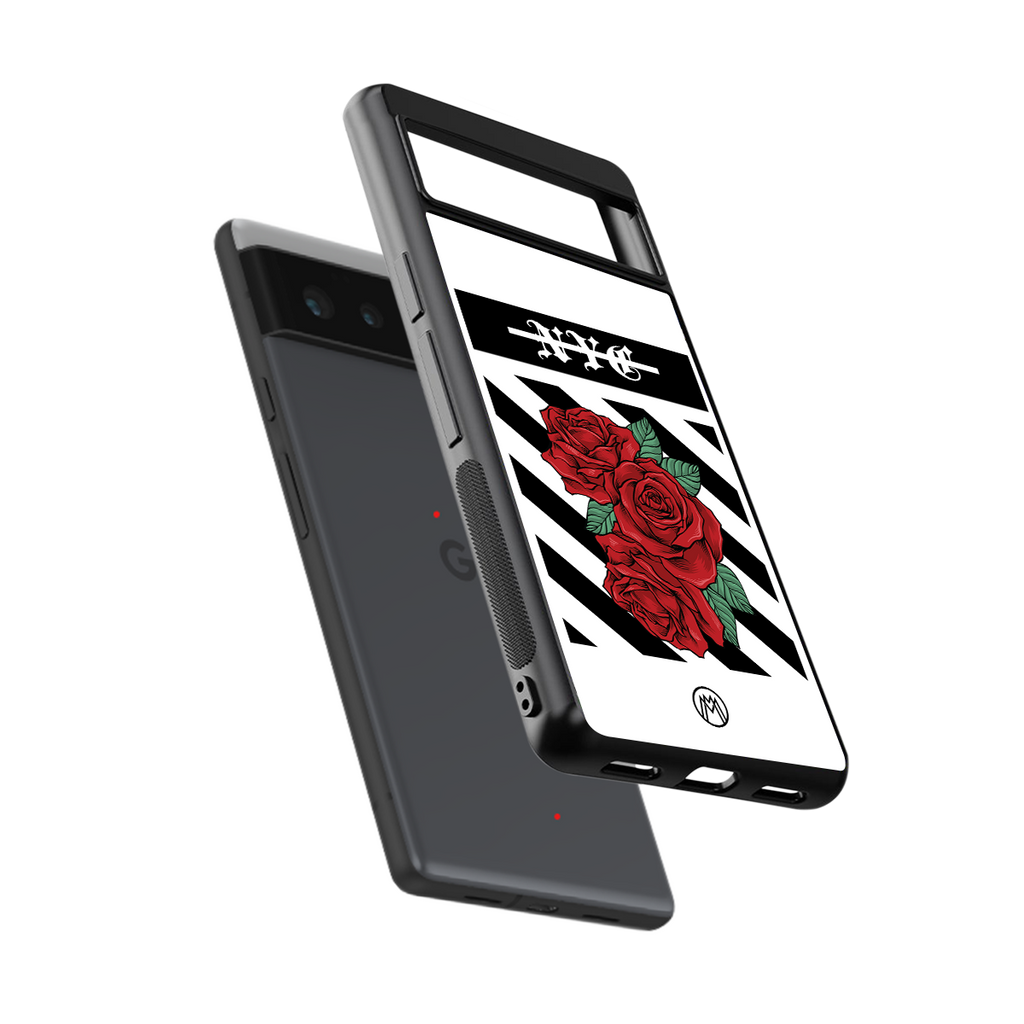 new york city back phone cover | glass case for google pixel 6