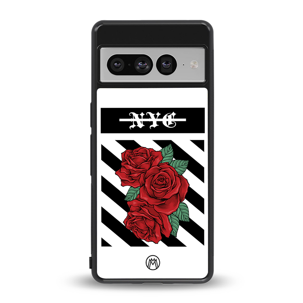new york city back phone cover | glass case for google pixel 7 pro