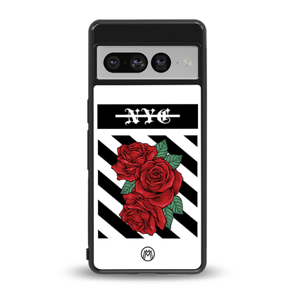 new york city back phone cover | glass case for google pixel 7 pro