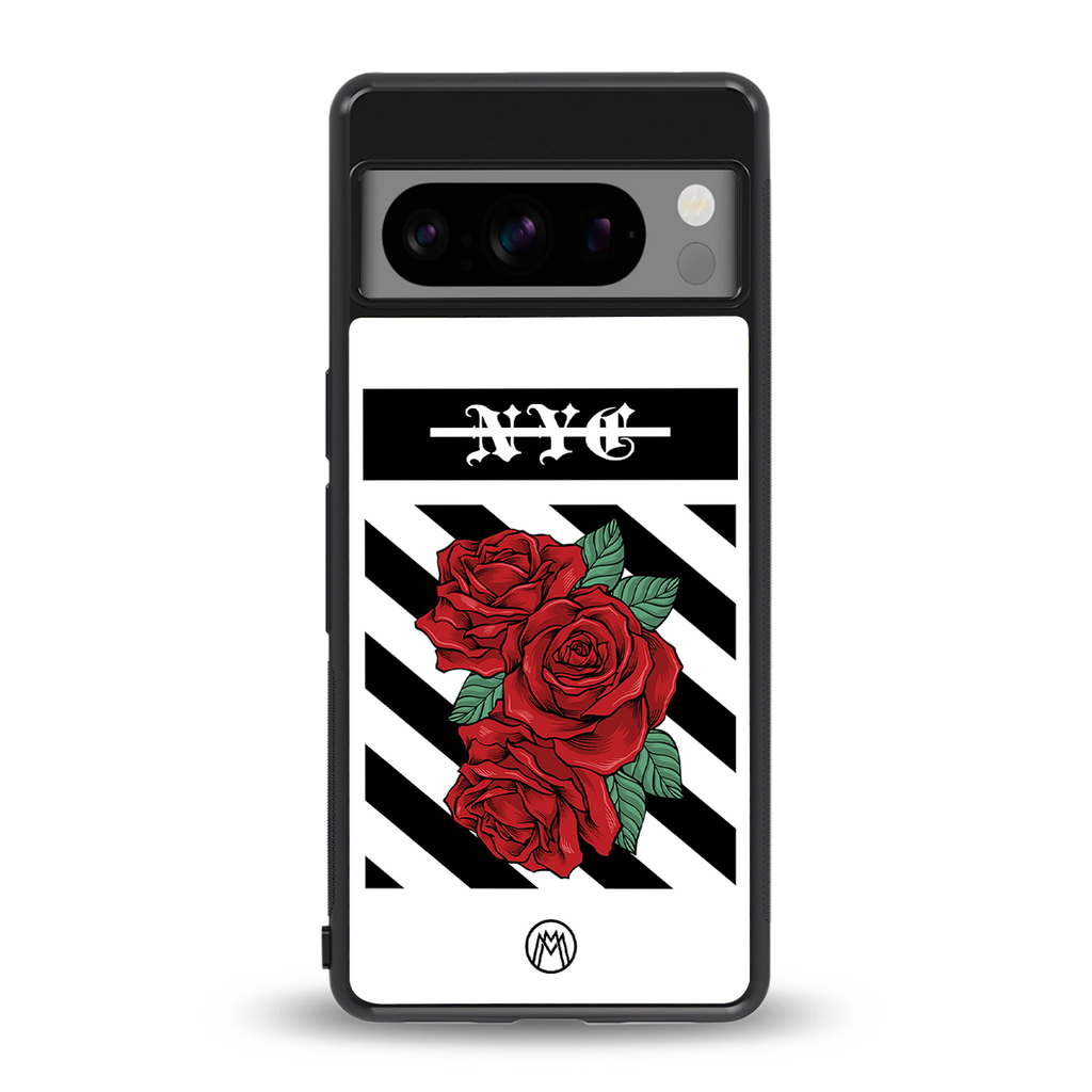 new york city back phone cover | glass case for google pixel 8 pro