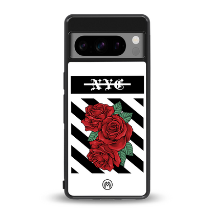 new york city back phone cover | glass case for google pixel 8 pro