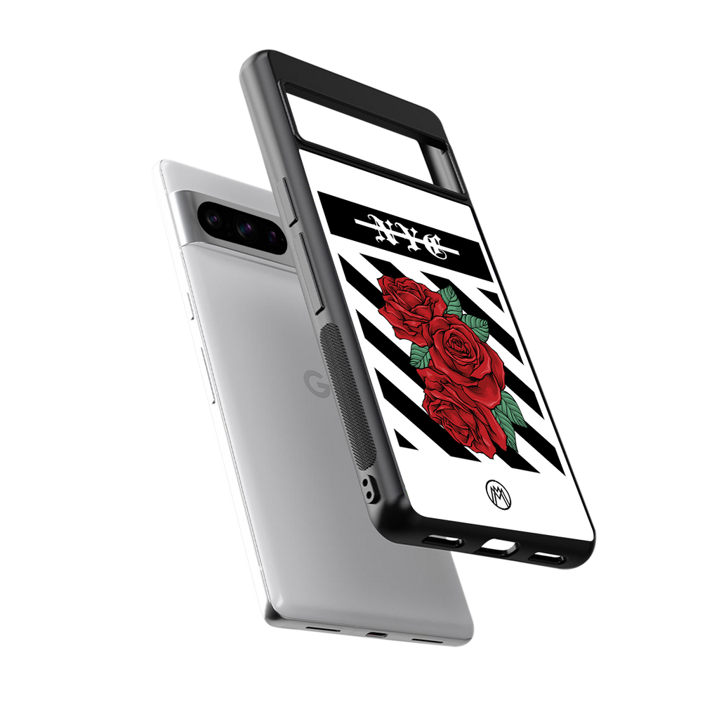 new york city back phone cover | glass case for google pixel 8 pro
