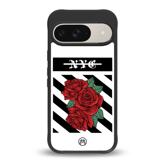 new york city back phone cover | glass case for google pixel 9