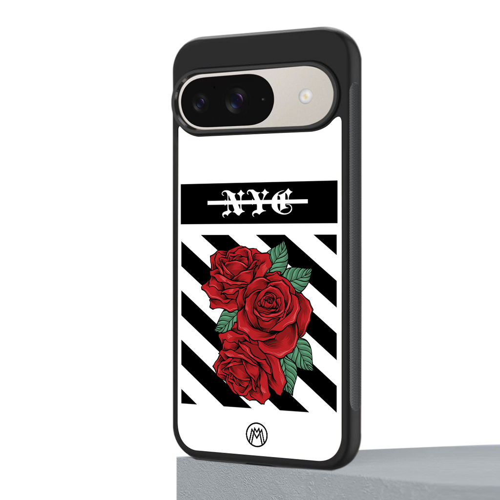 new york city back phone cover | glass case for google pixel 9