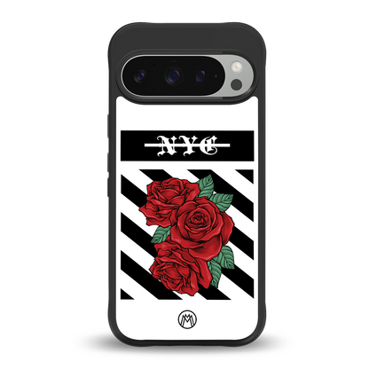 new york city back phone cover | glass case for google pixel 9 pro xl