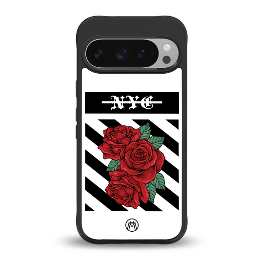 new york city back phone cover | glass case for google pixel 9 pro xl