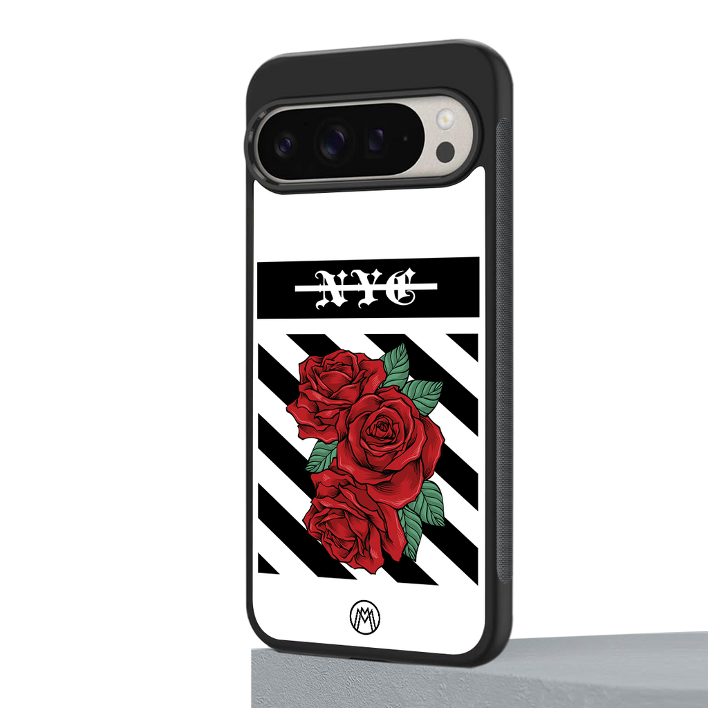 new york city back phone cover | glass case for google pixel 9 pro
