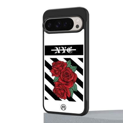 new york city back phone cover | glass case for google pixel 9 pro xl