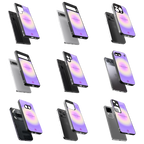 Durable Glass Back Mobile Case for iPhone, Samsung, OnePlus, Google Pixel, Redmi, Vivo, Oppo