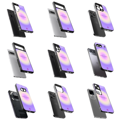 Durable Glass Back Mobile Case for iPhone, Samsung, OnePlus, Google Pixel, Redmi, Vivo, Oppo
