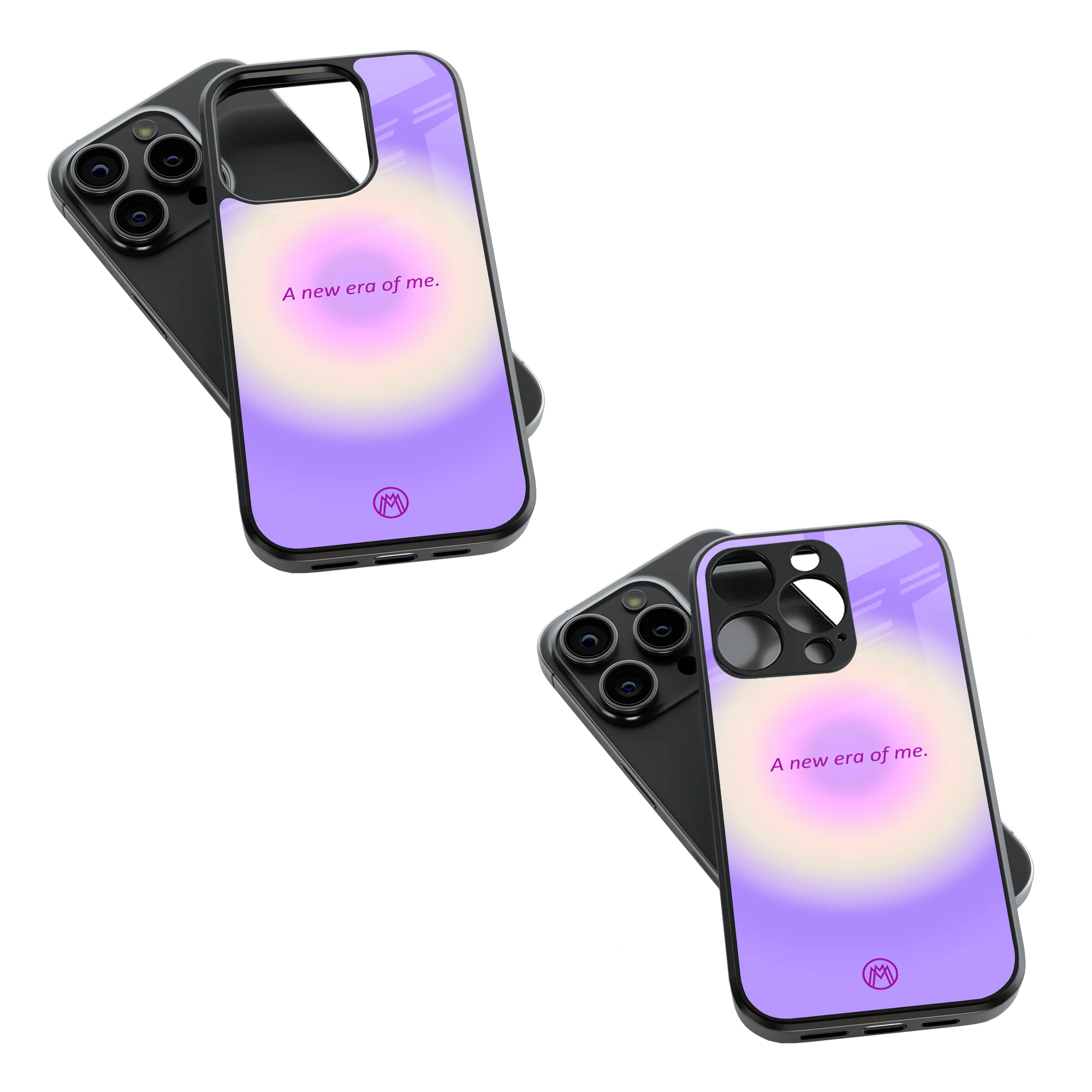 Trendy Glass Back Mobile Case for iPhone, Samsung, Redmi, OnePlus, Google Pixel, Motorola