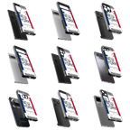 Durable Glass Back Mobile Case for iPhone, Samsung, OnePlus, Google Pixel, Redmi, Vivo, Oppo