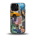 newyorker back phone cover | glass case for iphone 13 pro max